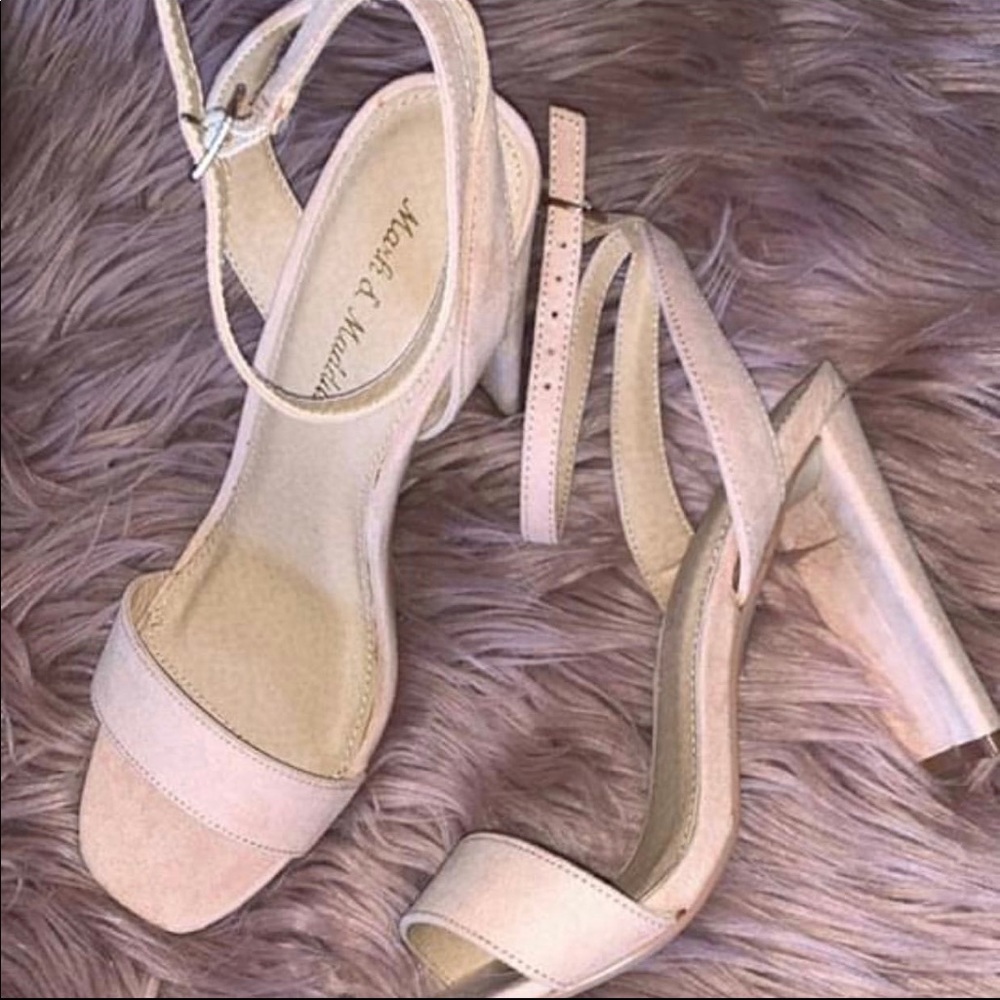 Blush pink heels!